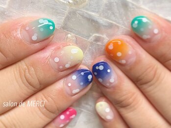 サロン ド メルシー(Salon de MERCI)/カラフルグラデ☆