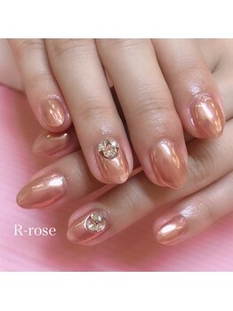 アールローズ(R-rose)/ミラーネイル　￥8910