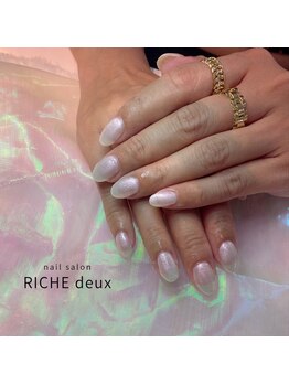 リッシュ ドゥ(RICHE deux)/ホワイト×ラメ