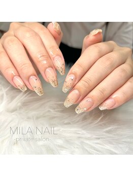 ミラ ネイル(MILA NAIL)/シンプルコース◆ストーン追加