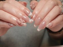 シーネイルサロン 香取店(C nail salon)/バーチャルフレンチ＋ストーン