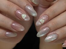 ハイネイル 池袋(Hi nail)/キラキラマグネットネイル