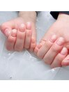 きゅんと輝くピンクラメ