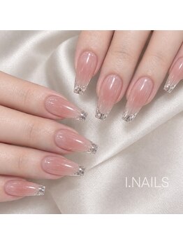 アイネイルズ 布施店(I.NAILS)の写真/大人上品ネイルデザイン/オフィスデザイン/日常に溶け込むシンプルネイルが得意♪