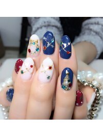 クリスマスネイル