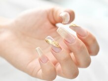 ソウ 難波店 nail salon Sou/ゴールドメタリックニュアンnail