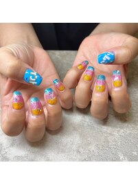 海外個性ネイル