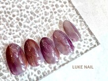ルークネイル 恵比寿店(LUKE NAIL)/ぷっくりニュアンスマーブル　夏