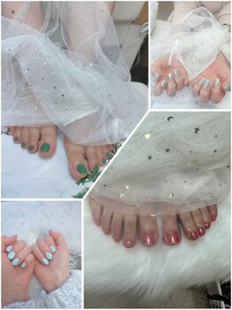 ハボン(Habon)の写真/【お手頃価格でお手元に彩りを！】ジェルネイルが出来ない方にもオススメ♪持ち込み可でデザインも豊富◎