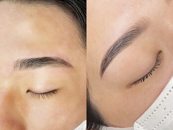 ミントラッシュ 福岡天神店(Min te Lash)の写真/《メンズも大歓迎!清潔感UP!》得意施術はアイブロウ★☆WAX脱毛,ブロウリフト☆まつ毛とセットで更にお得◎