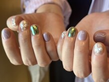 ナッピーネイル(NAPPY NAIL)/Mデザインコース¥8800オフ代別