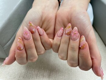 エン(En)/ぷっくりフラワーネイル