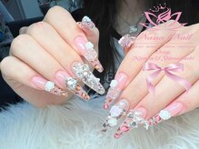 人気No１☆光り輝くキラキラワンホンネイル