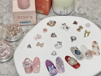 リアン 川崎店(Lien)の写真/人気の韓国風ネイルもお任せ◎カラーもパーツも多数あるので存分に迷ってください♪きっと納得の仕上がり◎