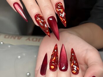 ラッキーネイル(Lucky Nail)/マグネット+4本埋め尽くしネイル