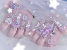 #シンプルネイル　#付け放題