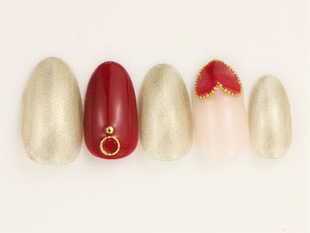 ハーティーネイル hearty nail 溝の口店/定額デザイン￥12000