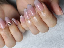 【マオジェル花びらネイル】