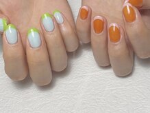 ゆちたの部屋/スプリングフレンチネイル