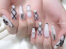 【Saki】チェックネイル