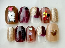 カラ ネイル 中津店(calla nail)/きらきらシロクマちゃん♪