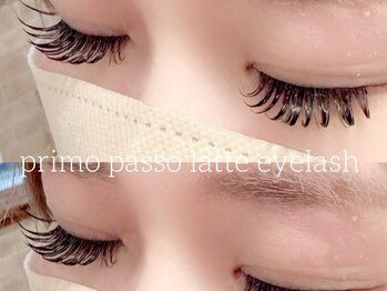 プリモパッソラテ 知多店(Primo Passo LATTE)の写真/【バサバサ好きさん必見！】ボリュームデザインが得意！流行りの束感仕上げ/持続力のLEDエクステもお任せ★