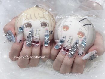 プティネイル 池袋(Puty Nail)/キラキラさくらんぼ　スカルプ