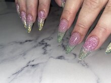 ネイルズ ナスカ(Nails NAZCA)/フラッシュラメ2色グラデ