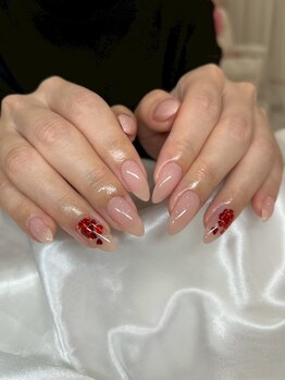 ワンカラー+ハートホログラム