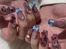 シェルネイル(SHELL NAIL)/リボン/ドット/staff:Noa