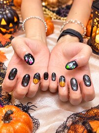 ハロウィンネイル