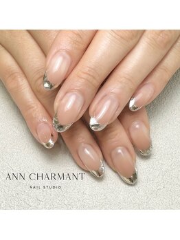 アンシャルマンネイルスタジオ(Ann charmant nail studio)/美爪フレンチ¥7,800