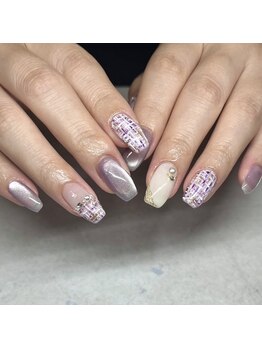 ツイードネイル