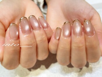 ネイルサロン イントゥ(into_)の写真/夏にオススメ【定額アート¥6400~】トレンドの美爪上品な指先はinto_が◎普段使い/イベントどちらも映える