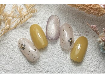 バブル シュガー バイ ネイルクローネ(bublle sugar by.nail crone)/ホロフラワーネイル