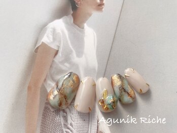 アグニークリッシェ(Agunik Riche)/【ターコイズネイル】