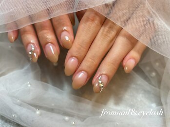 フロムネイルアンドアイラッシュ 神戸三宮(from nail&eyelash)/パラジェル取扱/フィルイン施術