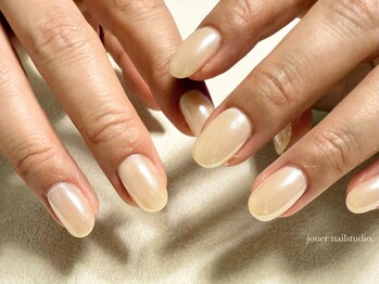 ジュエ ネイルスタジオ(jouer nailstudio.)/ホワイトミラー