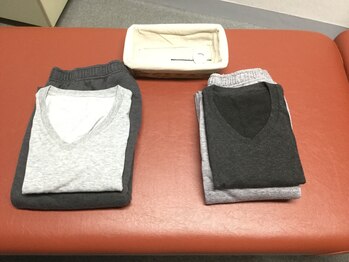 ボディ アンド フェイス サロン 真(Body and Face salon sym)/お着替え準備しております！