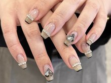 アイネイルズ 天神今泉店(I-nails)/【sana.i】綺麗め細フレンチ
