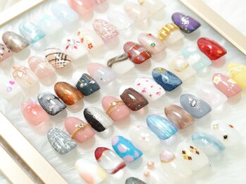 マルマル(marumaru)の写真/80種類以上の単品サンプルから自分で選べる定額ビュッフェメニューあり◎自分だけのデザインに♪