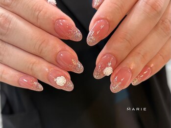 ザ マリー 三条店(THE MARIE)/5)8000円 綺麗めネイル 0605e