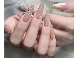 雪の結晶みたいストンネイル