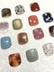 ルビー(RUBY)の写真/秋のデザイン豊富で親指アートが映える！大人可愛い秋カラーの自信作フットネイル◎