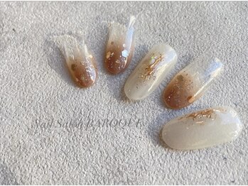 ネイルサロン バロック(Nail Salon BAROQUE)/ベージュグラデネイルデザイン