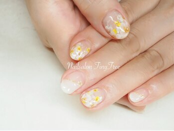 タイニーツリー(Tiny Tree)/147 手描きフラワー