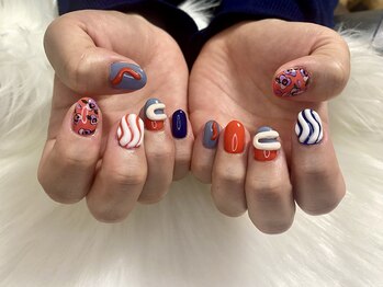 ぷっくりニュアンスネイル