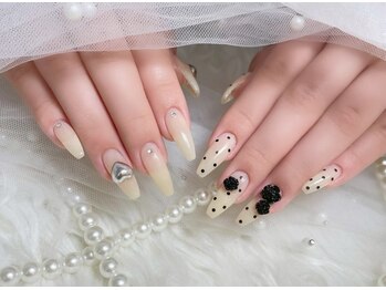 エミラボーテ 心斎橋店(Emi la beaute)/ドット×バラ