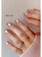 リクスネイル(Rikus nail)の写真/初めての方にこそ！流行りのマグネットで上品な指先に◎