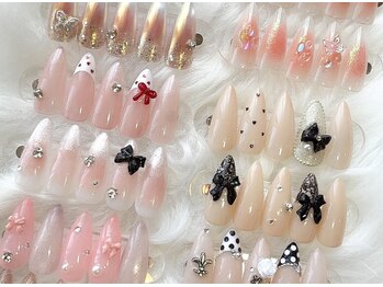 リエイトネイル(Re:eight nail)の写真/[ワンホン定額コース]ワンホンデザインに自信あり!豊富なサンプルから選べる*デザインに迷う方にもオススメ